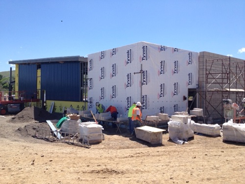 NE corner wall 6-19-14 1